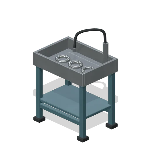 Recovered Bearing Cleaning Station (Gorgehold Survivor Gallery and Operations)