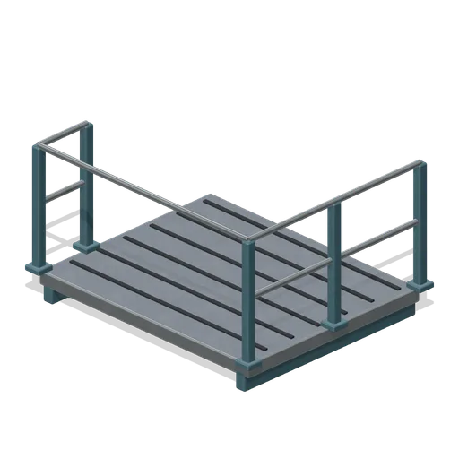 Cantilever Walkway End Landing (Gorgehold Survivor Gallery and Operations)