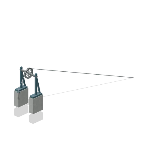 Installed Sheave and Haul Rope Configuration (Gorgehold Survivor Gallery and Operations)