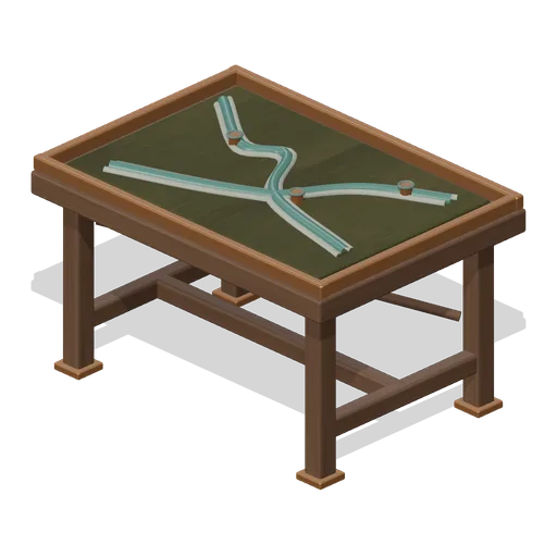 Old Tide Map Table (Bellroot Fen Floodward Marches)