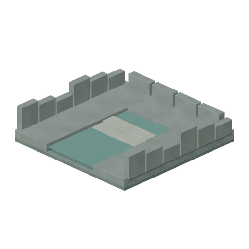 Drowned Courtyard Foundation (Bellroot Fen Floodward Marches)