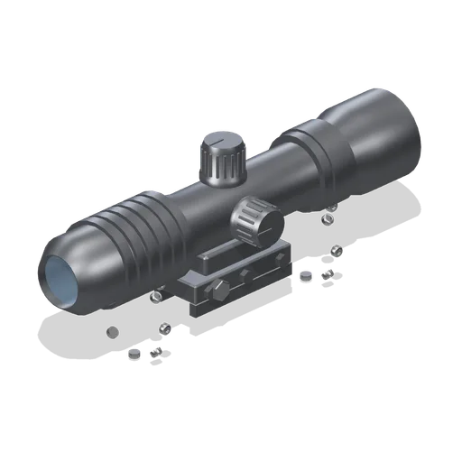 Rifle Scope 4x (Mega Weapon Pack)