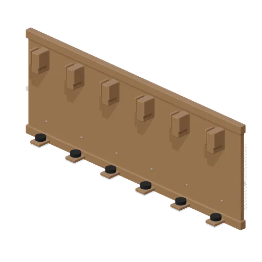 Wall Rifle Rack (Mega Weapon Pack)