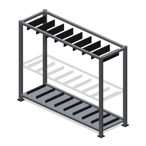 Floor Rifle Rack (Mega Weapon Pack)