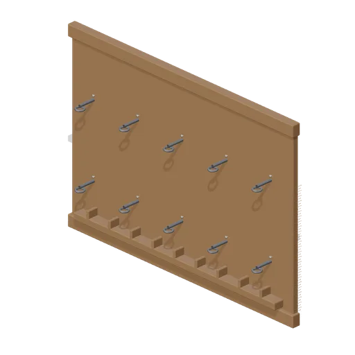Melee Wall Rack (Mega Weapon Pack)