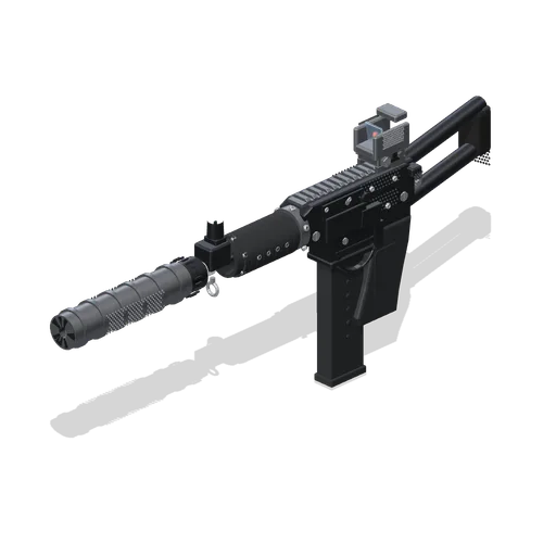 Folding Stock SMG, Suppressed (Mega Weapon Pack)