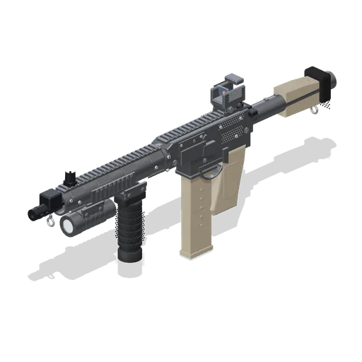 Carbine SMG, Fitted (Mega Weapon Pack)