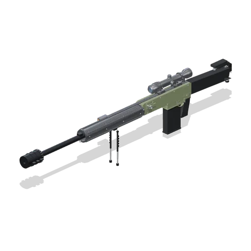 Anti Materiel Rifle, Scoped (Mega Weapon Pack)