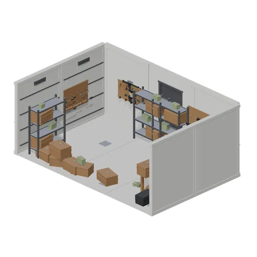Armoury room (Mega Weapon Pack)