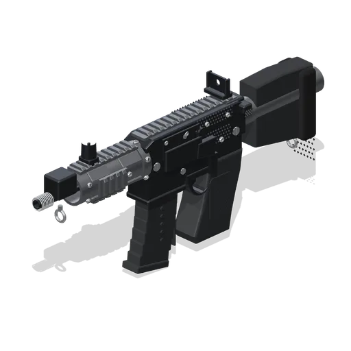PDW With Brace (Mega Weapon Pack)