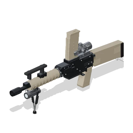 Light Machine Gun, Optic (Mega Weapon Pack)