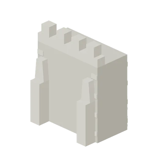 Curtain Buttressed (Medieval Castle Construction)