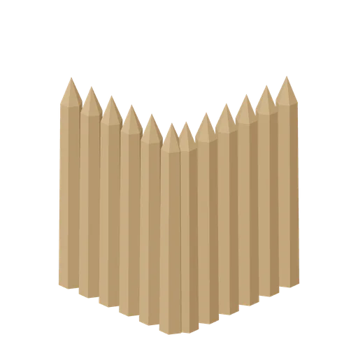 Palisade Corner (Medieval Castle Construction)