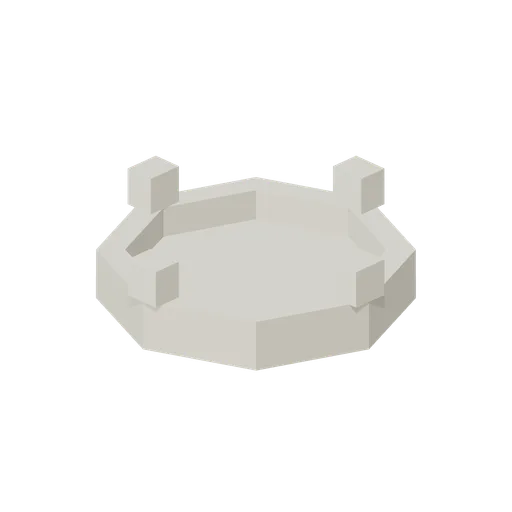Octagonal Tower Battlement (Medieval Castle Construction)