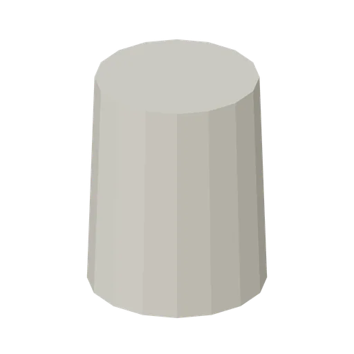 Round Tower Base Tall (Medieval Castle Construction)