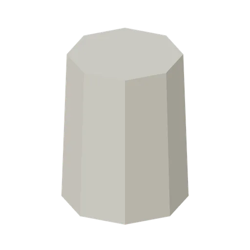 Octagonal Tower Base Tall (Medieval Castle Construction)