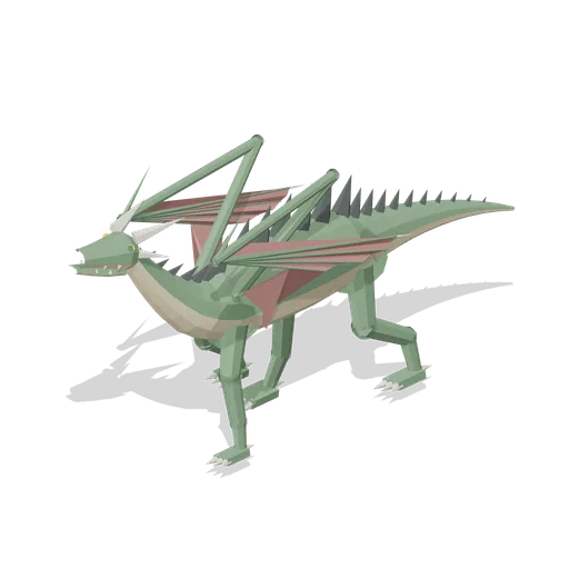 Western Dragon Walking (Dragons and Wyverns)