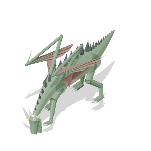Western Dragon Feeding (Dragons and Wyverns)