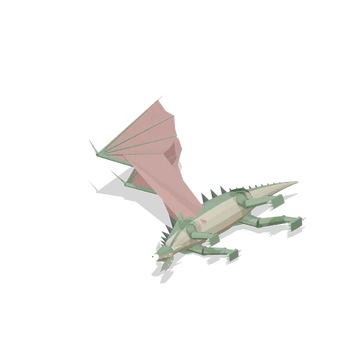 Western Dragon Slain (Dragons and Wyverns)