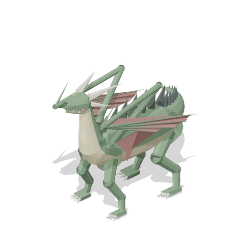 Elder Dragon Settled On A Hoard (Dragons and Wyverns)