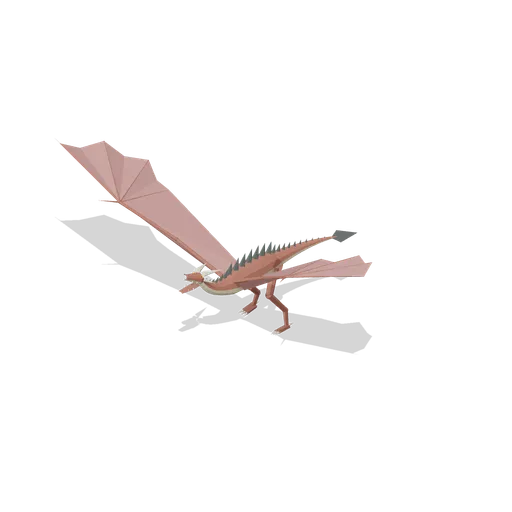 Wyvern With Wings Spread (Dragons and Wyverns)