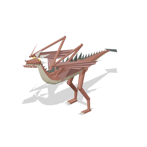 Juvenile Wyvern Standing (Dragons and Wyverns)