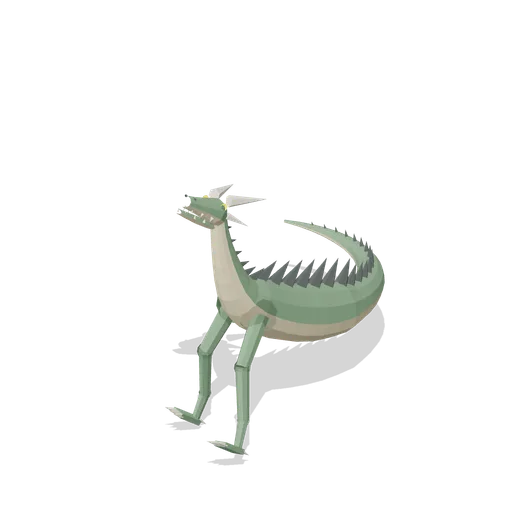 Lindworm Standing (Dragons and Wyverns)