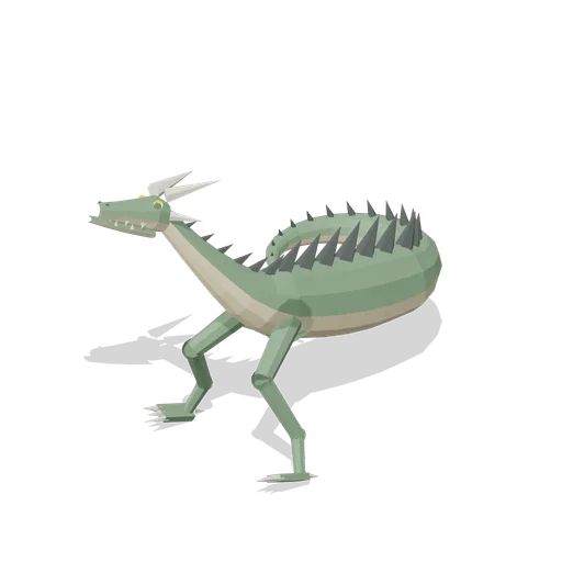 Lindworm Coiled (Dragons and Wyverns)
