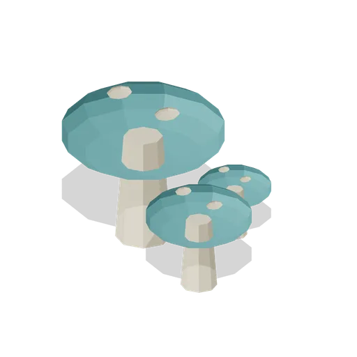 Meadow Courier Spotted Mushroom Clump