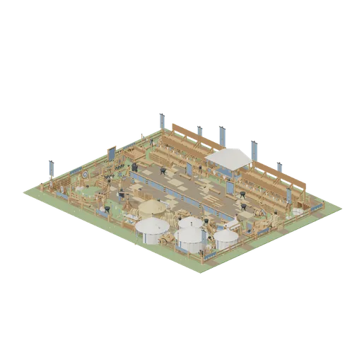 Tournament Ground On The Day (Medieval Tournament and Jousting Ground)