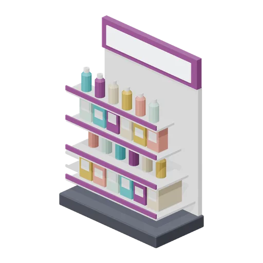 Gondola End Cap Display (Pharmacy and High Street Chemist)