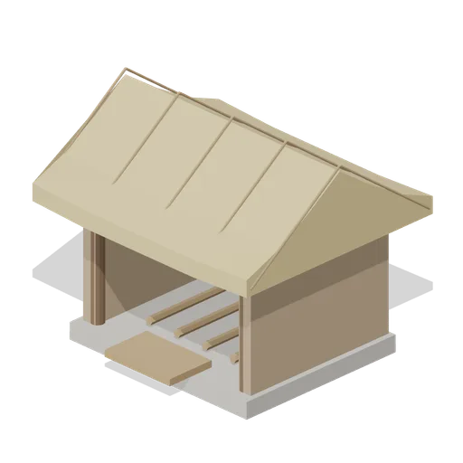 Thatched Outbuilding (Korean Hanok Village and Street)