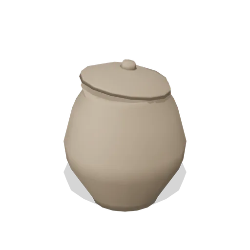 Onggi Jar, Large (Korean Hanok Village and Street)