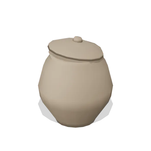 Onggi Jar, Medium (Korean Hanok Village and Street)