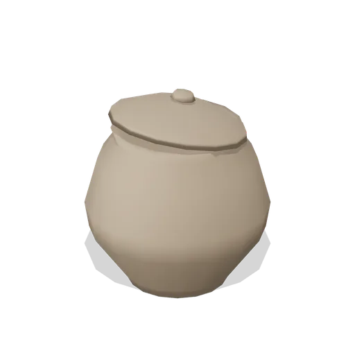 Onggi Jar, Small (Korean Hanok Village and Street)