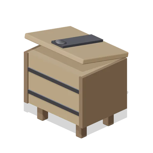 Wooden Rice Chest (Korean Hanok Village and Street)