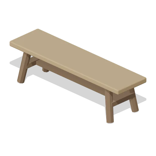 Wooden Bench (Korean Hanok Village and Street)