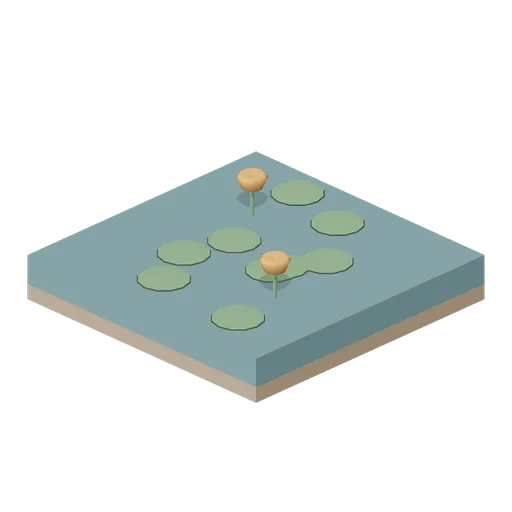 Pond Water Module (Korean Hanok Village and Street)