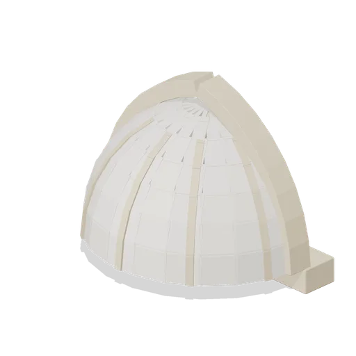 Half Dome Hood (Desert Mosque and Madrasa Courtyard)