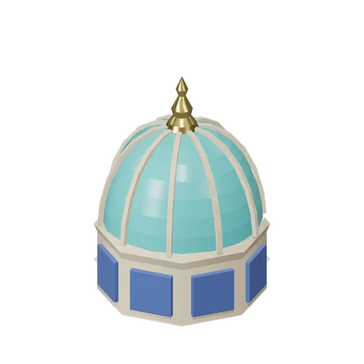 Minaret Cap (Desert Mosque and Madrasa Courtyard)