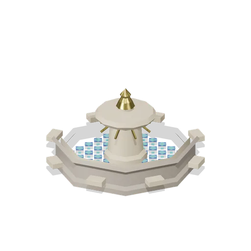 Ablution Fountain (Desert Mosque and Madrasa Courtyard)