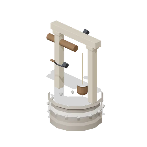 Well Head With Windlass (Desert Mosque and Madrasa Courtyard)