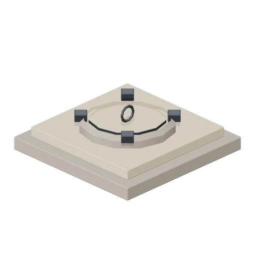 Cistern Cover (Desert Mosque and Madrasa Courtyard)