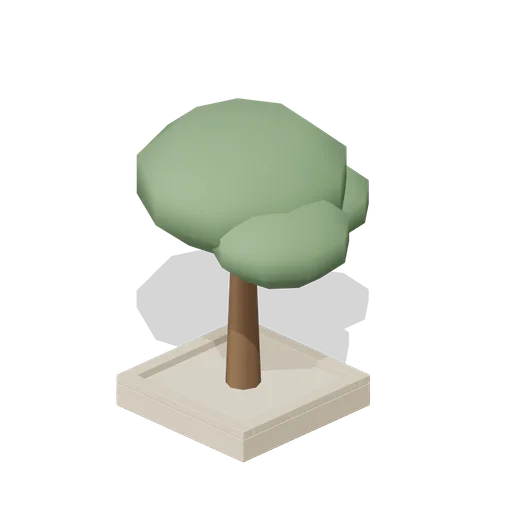 Courtyard Tree In A Well (Desert Mosque and Madrasa Courtyard)