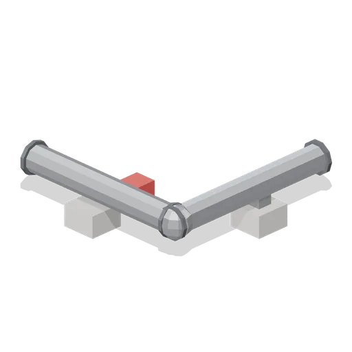 Deluge Pipe Elbow (Rocket Launch Pad and Gantry)