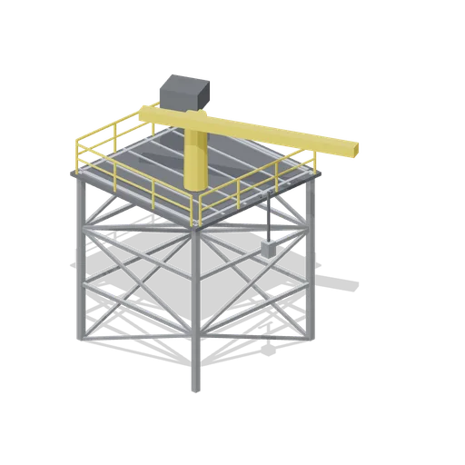 Gantry Crane Section (Rocket Launch Pad and Gantry)