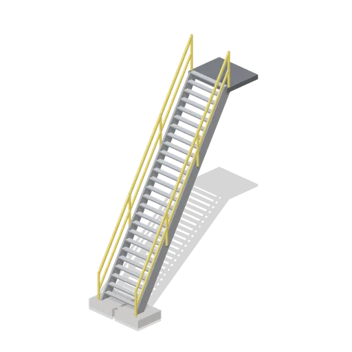 Gantry Stair Flight (Rocket Launch Pad and Gantry)