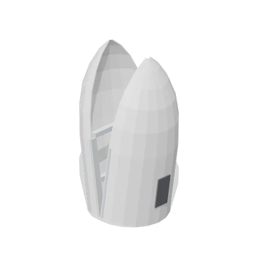 Payload Fairing Halves (Rocket Launch Pad and Gantry)