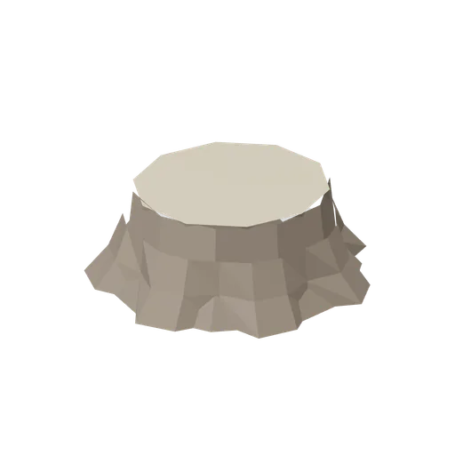 Sawn oak stump (Temperate Forest Ecology)