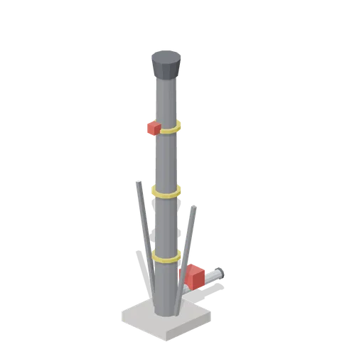 Vent Stack (Rocket Launch Pad and Gantry)